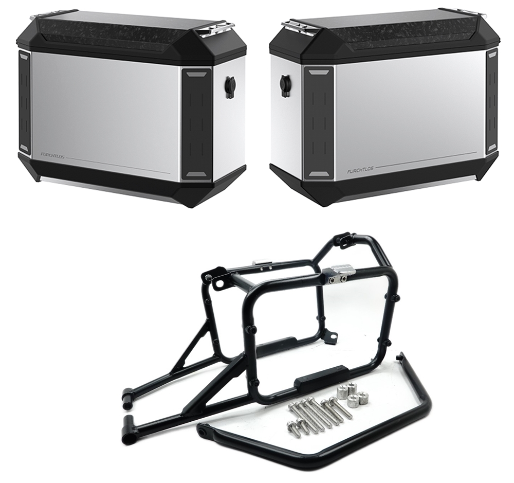 Furchtlos RANGER Seitenkofferträger inkl. ADV Seitenkoffer Set - Triumph Tiger 1200 GT Explorer 2022-24