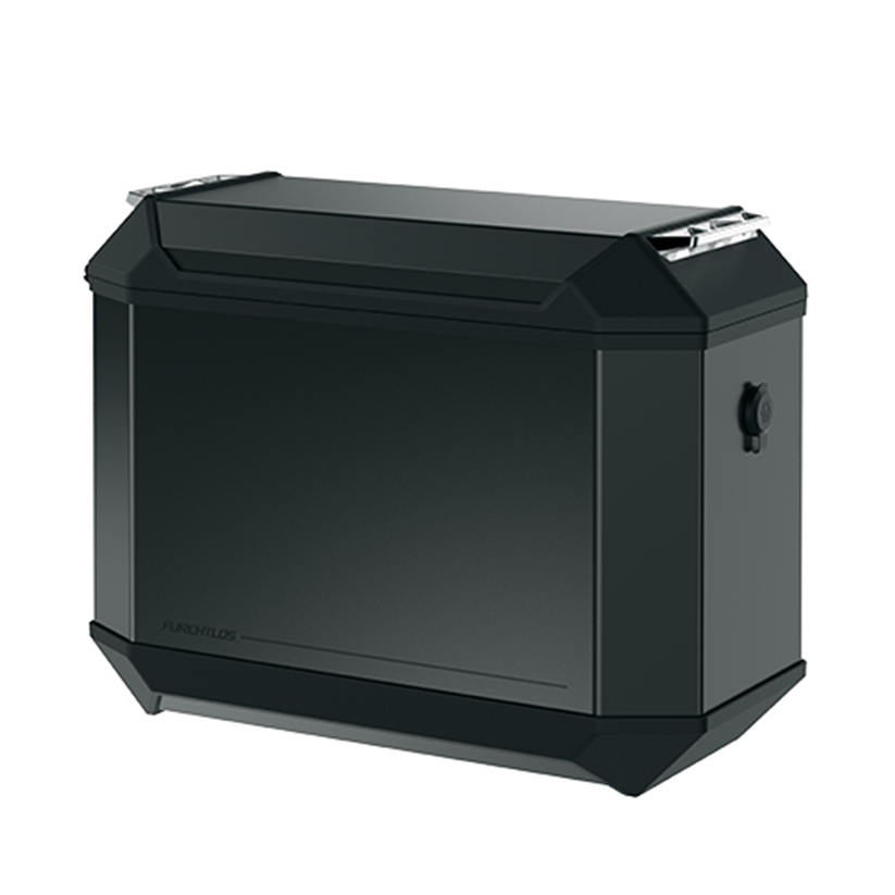 Furchtlos RANGER Alu Seitenkoffer links - 36 Liter - anthrazit-schwarz